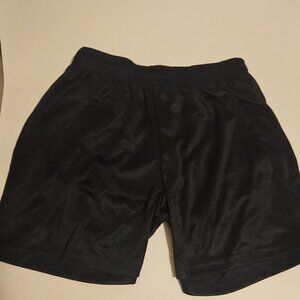 Black Soccer Shorts Drawstring
